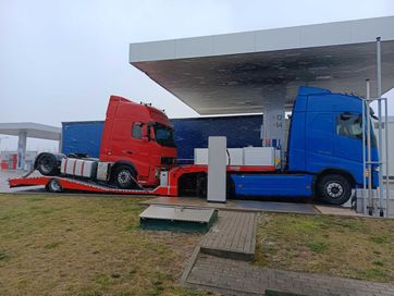 Pomoc Drogowa TIR, transport ciągników siodłowych