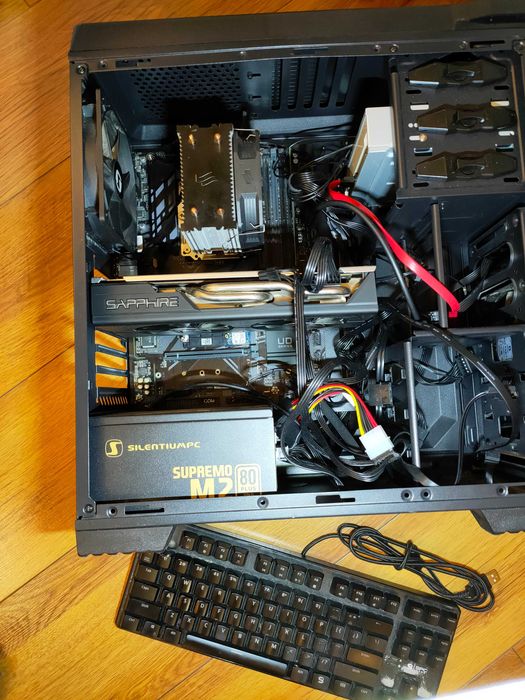 Gamingowy Win11 i3 10gen 4.3GHz turbo 8GB RAM RX580 8GB;256NVMe klaw+M