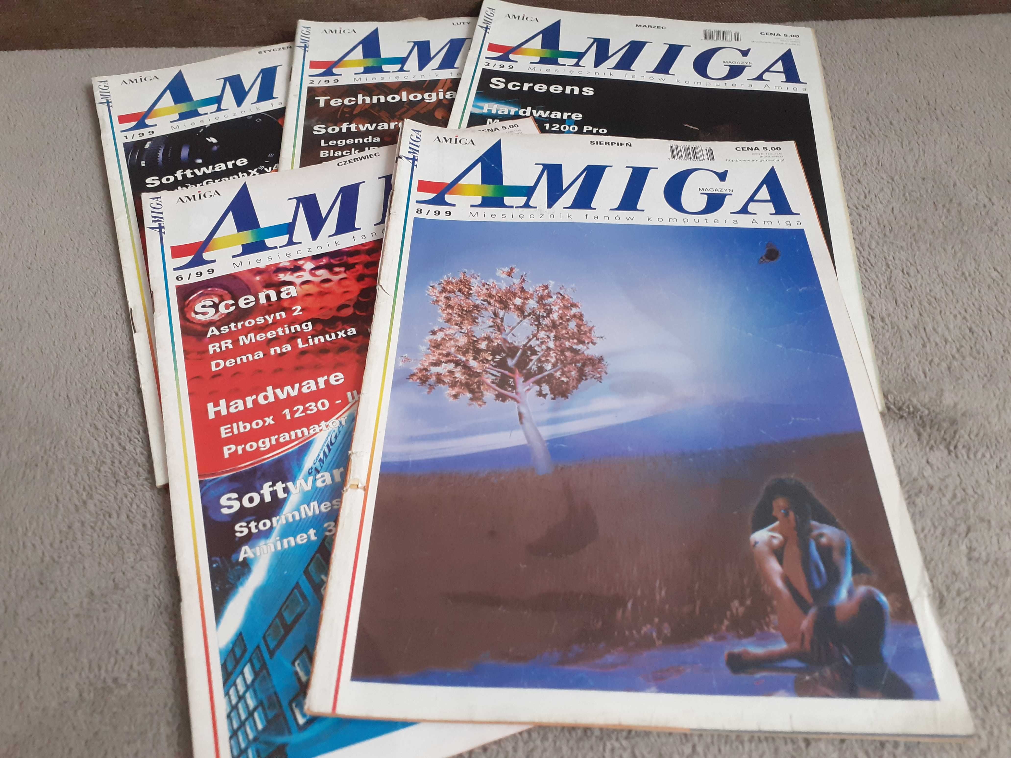 Amiga Magazyn ostatni rocznik 1999 5 egz.