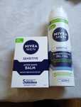 Zestaw Nivea sensitive balsam po goleniu i pianka lub żel tanio