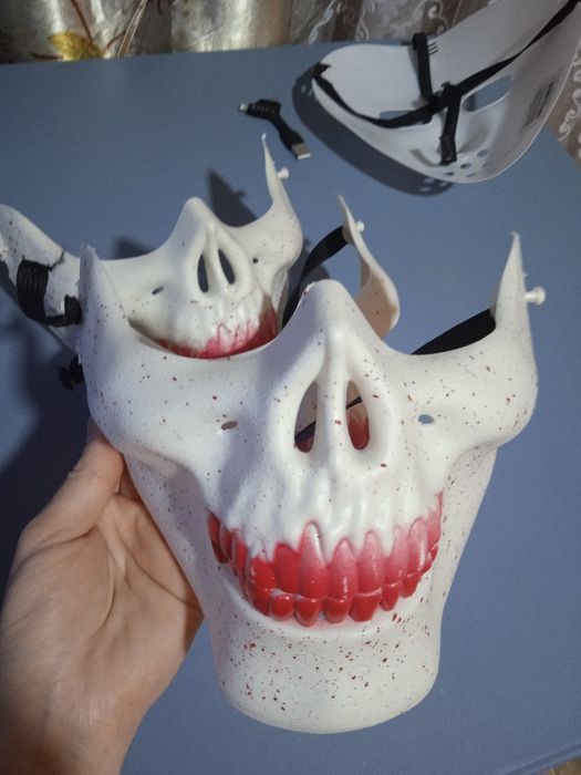 Маска челюсть скелет 3 шт