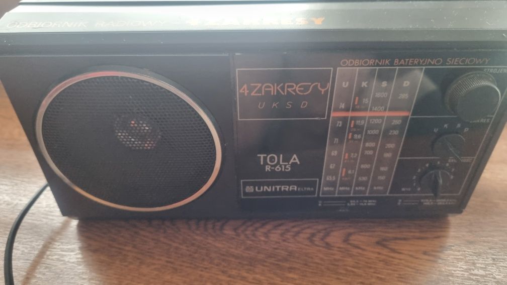 Radio prl Unitra Tola R-615