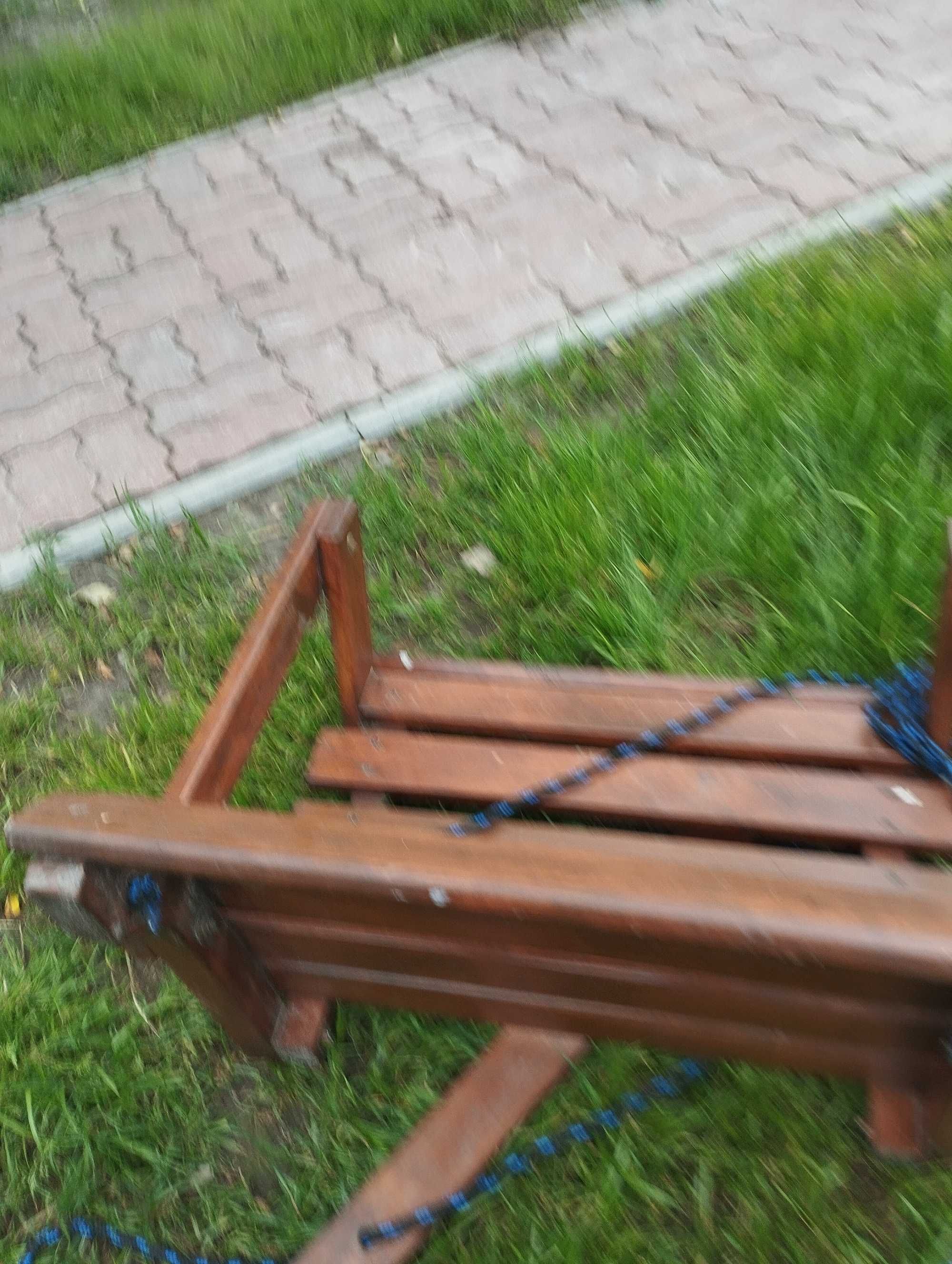 Huśtawka ogrodowa, jednoosobowa