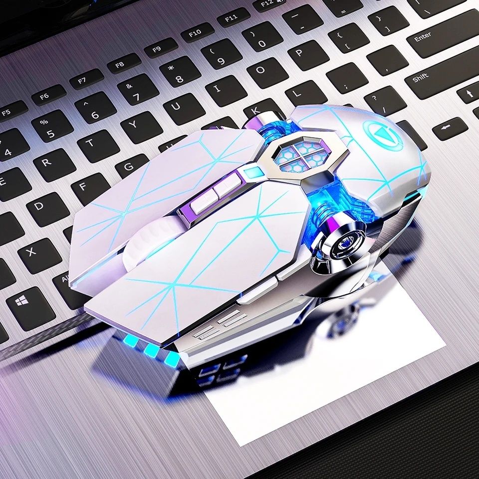 Bezprzewodowa podświetlana myszka gamingowa DARMOWA wysyłka