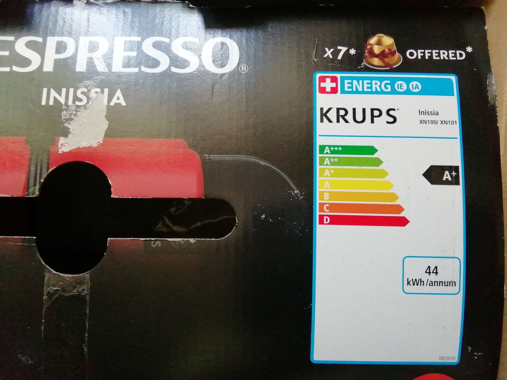 Кофеварка капсульная Nespresso inissia KRUPS