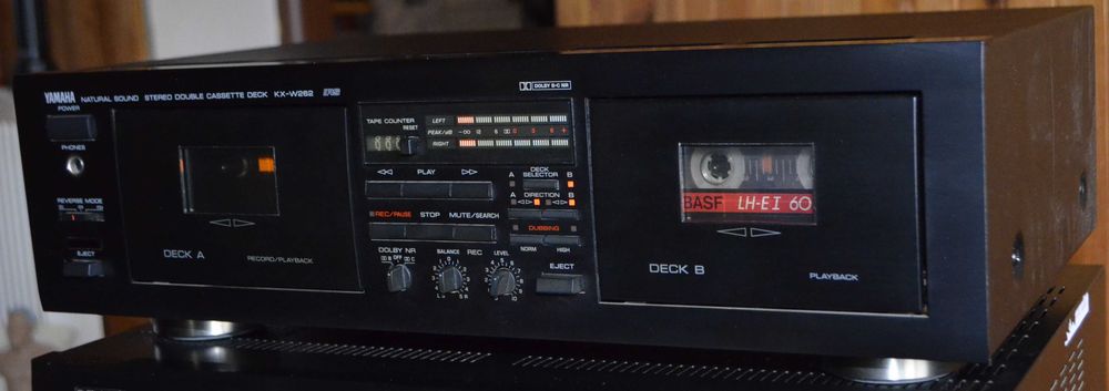 Yamaha KX-W 262  Magnetofon dwukasetowy Dolby B C