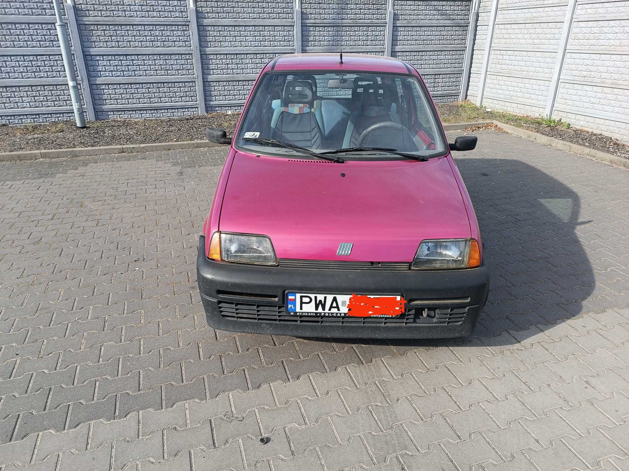 Fiat Cinquecento 900cm3  i przedni grill audi A6 C5