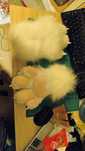 Białe łapki do fursuit furry