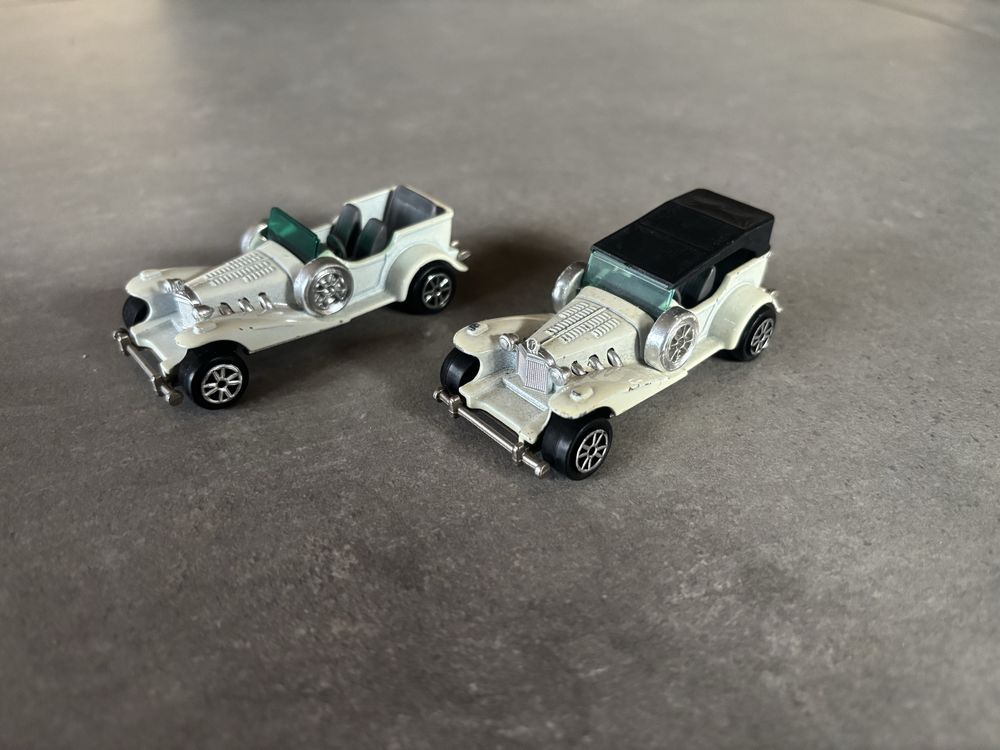 Resoraki Majorette 2X Excalibur Oldtimer made in France