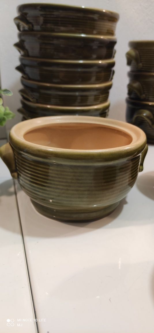Zestaw ceramiczny Bolesławiec vintage