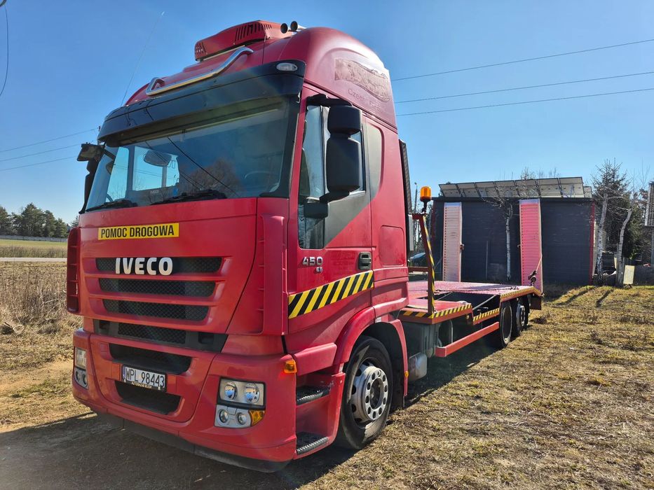 Iveco Stralis autolaweta pomoc drogowa, ładowność ponad 16 ton  autolaweta pomoc drogowa, ładowność 16 ton, 3 osie, tylna oś skrętna