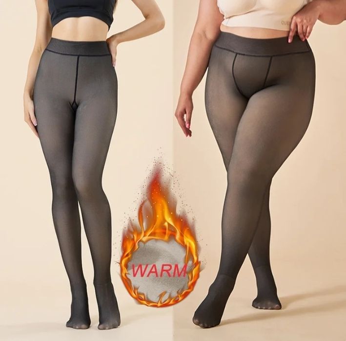 Утеплені колготи на флісі та хутрі S;M;L;Xl;2Xl