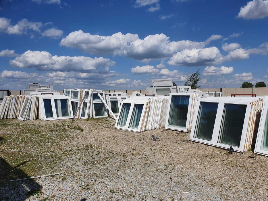 Drzwi balkonowe okno 107x238 PCV DOWÓZ CAŁY KRAJ