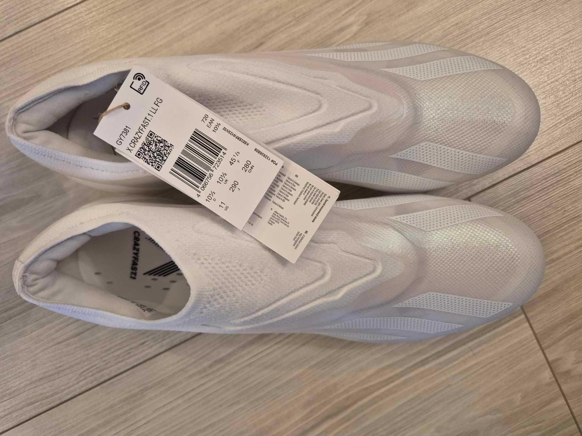 Profesjonalne korki adidas X Crazyfast.1 LL FG GY7381 rozmiar 45 1/3