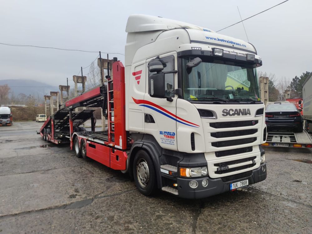 Scania R500 V8  6x2 autotransporter Kassbohrer 2013 r