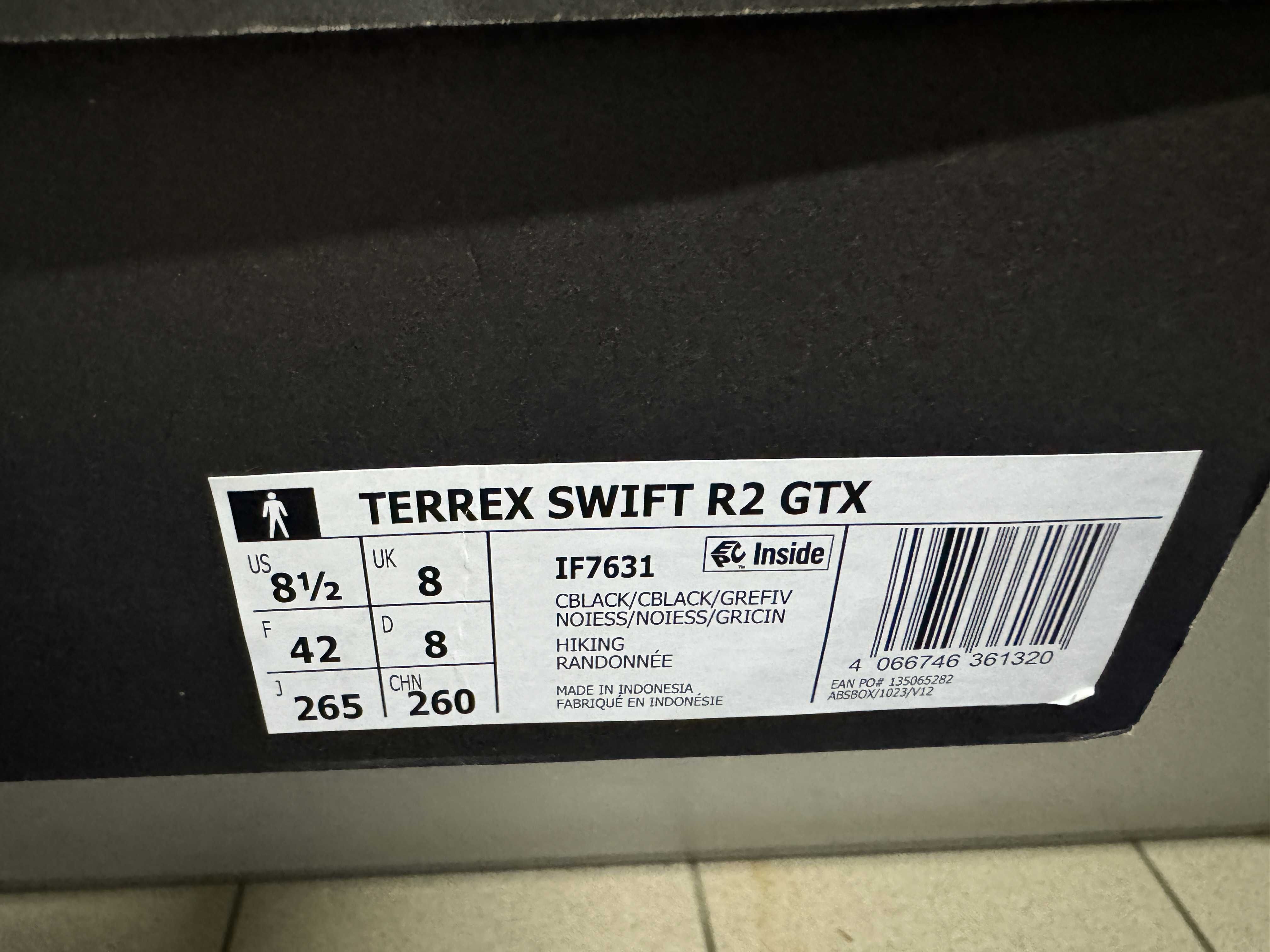 Adidas Terrex Swift R2 GTX (IF7631) black/core black НОВЫЙ!