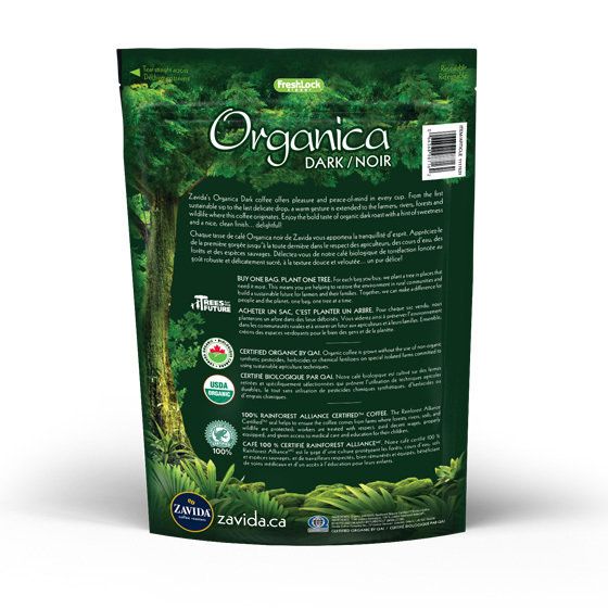 Кава Zavida Organica Dark Roast 100% "Органічна Темна 100%"
