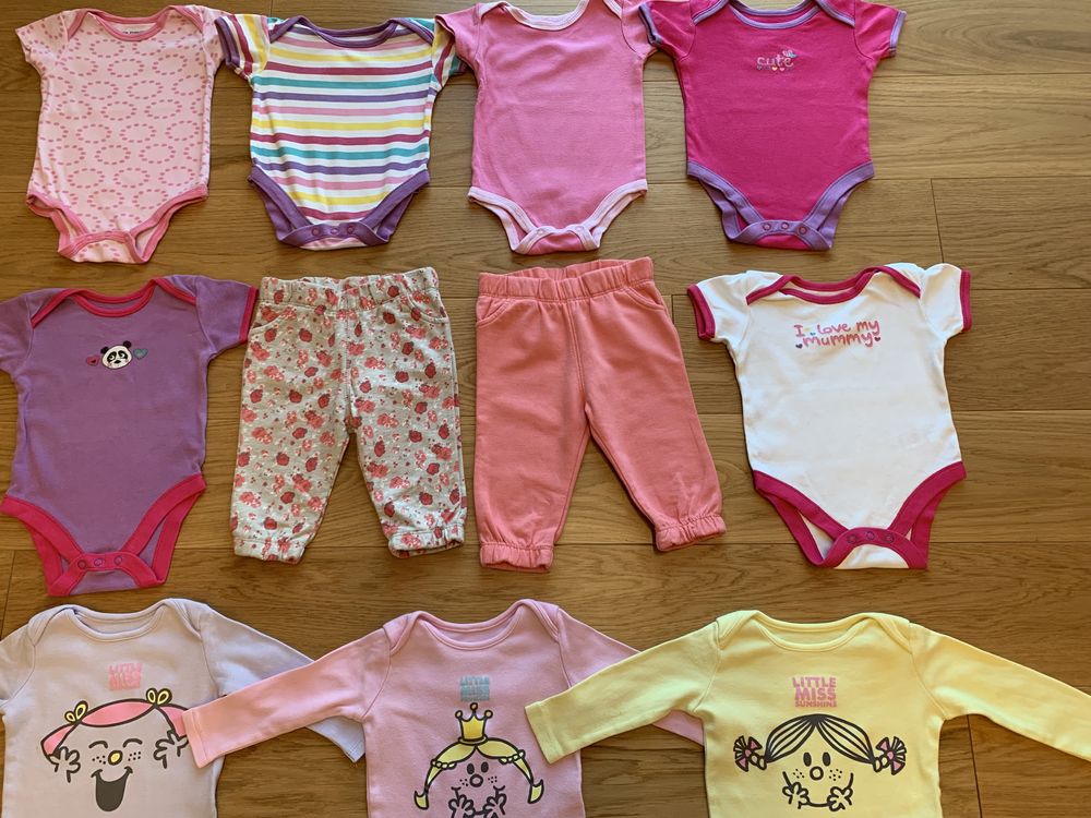 Paka Paczka Ubranek dla Dziewczynki Body Roz.3-6(68)