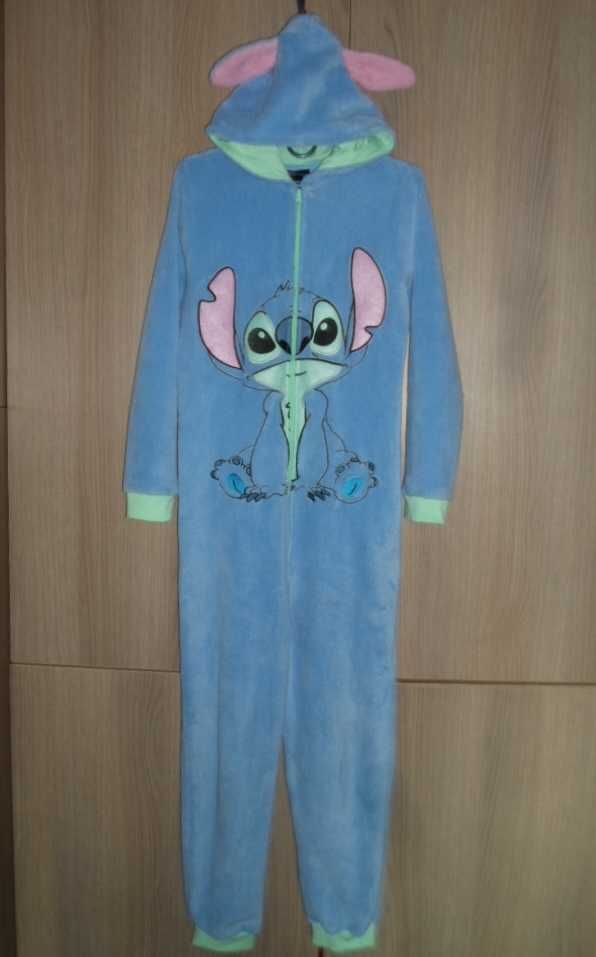 Кигуруми пижама слип Stitch флисовый 11-12 лет рост 152