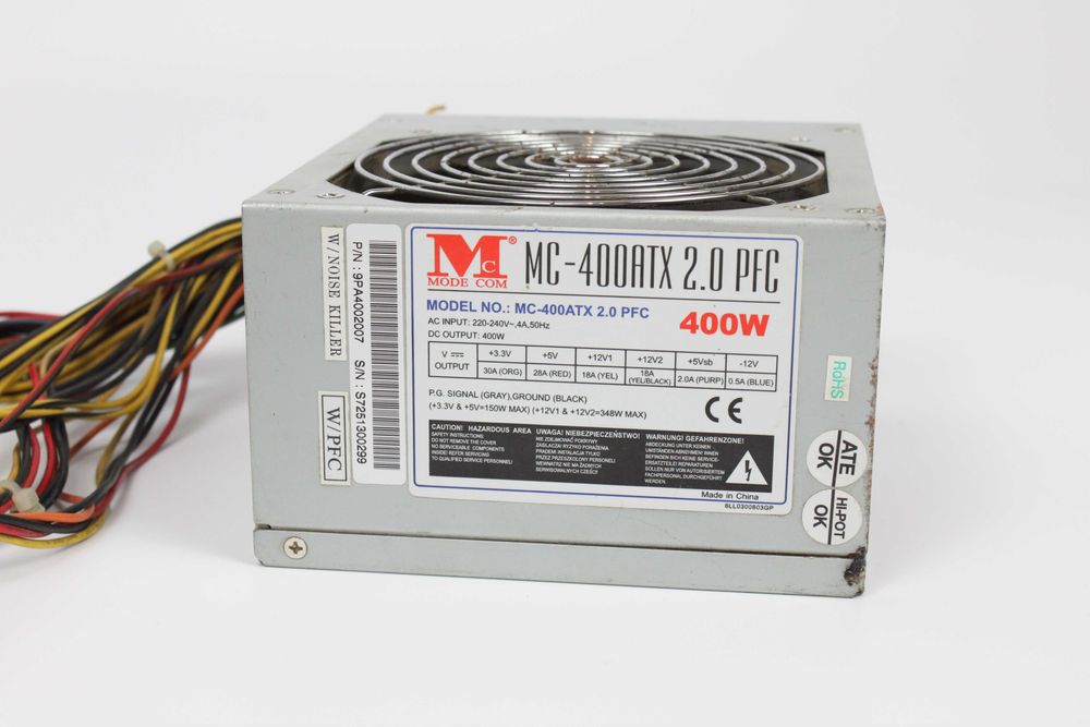 Zasilacz Modecom MC-400ATX 2.0 PFC 400W