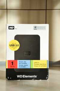 WD Elements SE Portable 1 TB USB 3.0 External Hard Drive - WDBPCK0010B