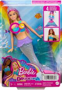 Барби барбі Сверкающая русалочка Barbie Mermaid Twinkle Light-Up Tail