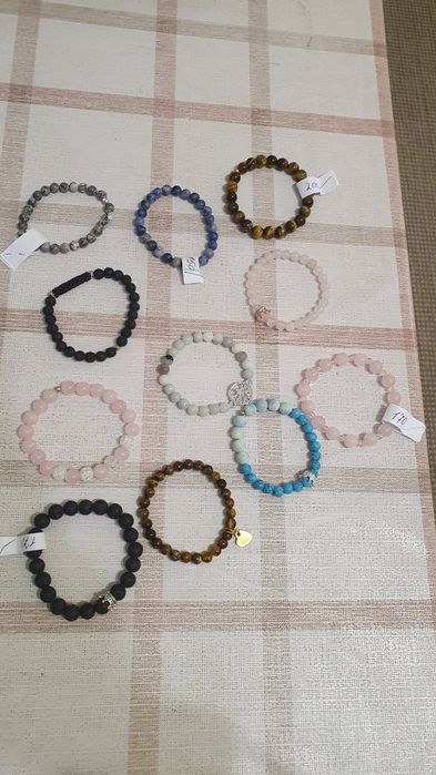 Браслети, кольє з натурального каменю. Під замовлення або те що в наяв