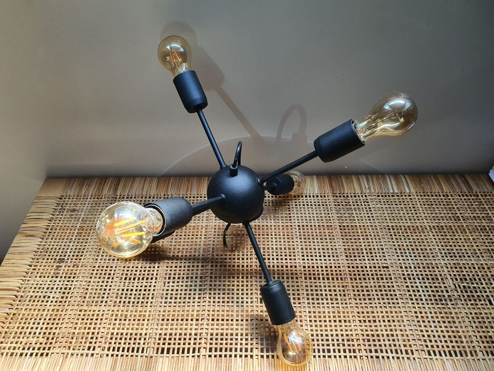Lampa wisząca VANVERK BALL czarna