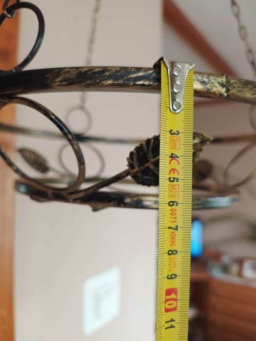 Kwietnik wiszący meyalowy