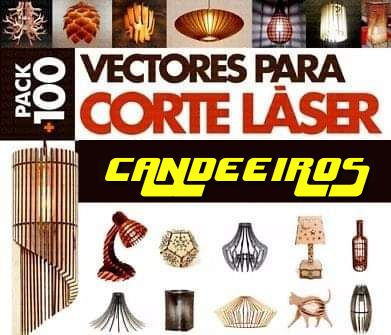 200 ficheiros vectoriais de candeeiros em 3d máquinas corte ou laser