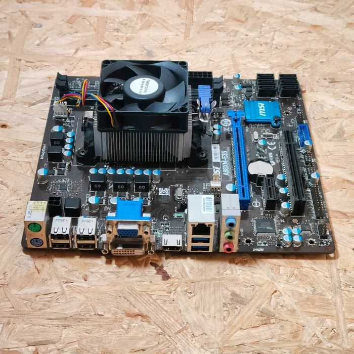 Płyta Główna MSI A88XM-E35 DDR3 USB + Procesor AMD + CHŁODZENIE ZESTAW