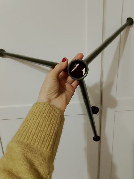 Vintage silny mocny stojak choinkowy z metalu