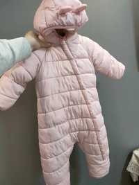 Комбінезон рожевий дитячий 92 розмір зимовий , комбенинзон детский