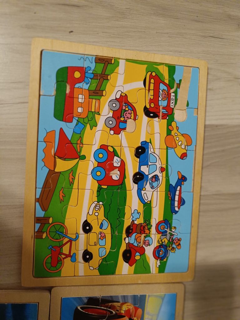 Puzzle drewniane