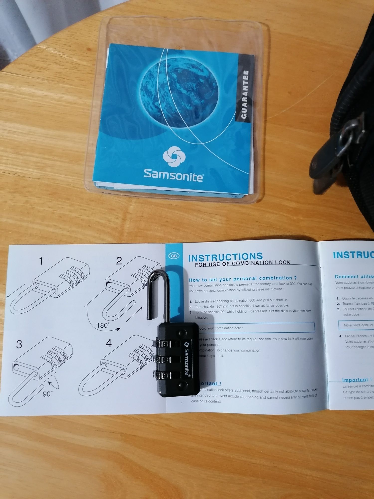 Mala da Sansonite para transporte computador portátil