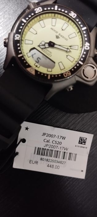 Citizen Promaster Diver JP2007-17W - zegarek męski