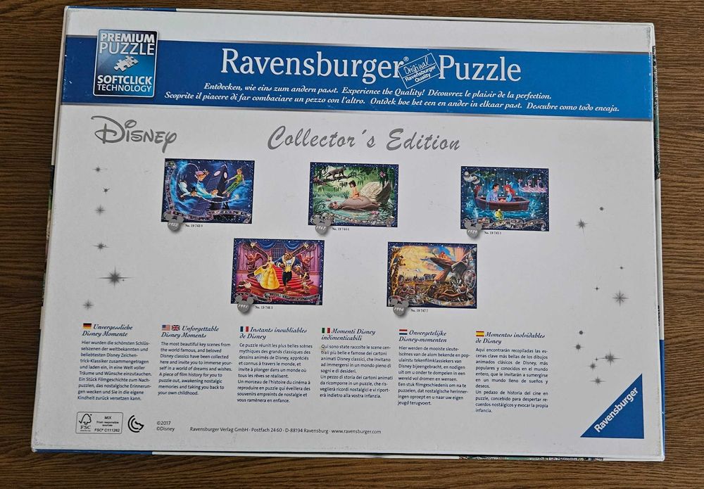 Ravensburger Puzzle Disney Kubuś Puchatek 1000 elementów Winnie Pooh