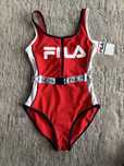 Суцільний спортивний купальник Fila p.XS