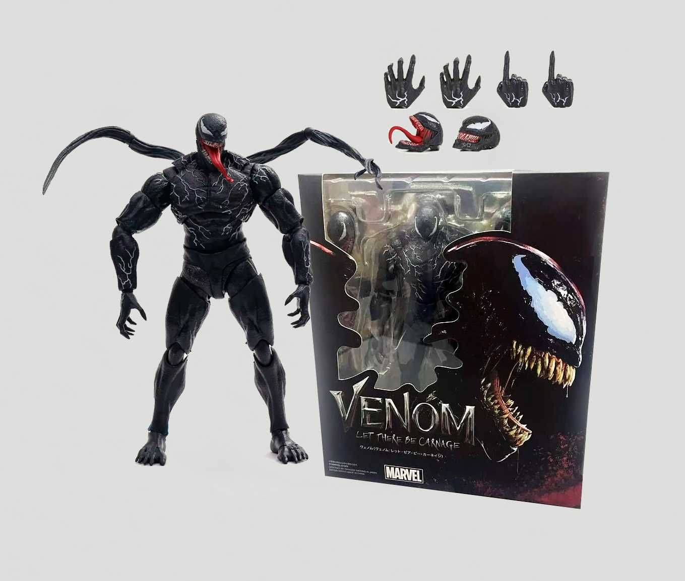 Venom Marvel 19 см фигурка игрушка робот подарок iron man spider man