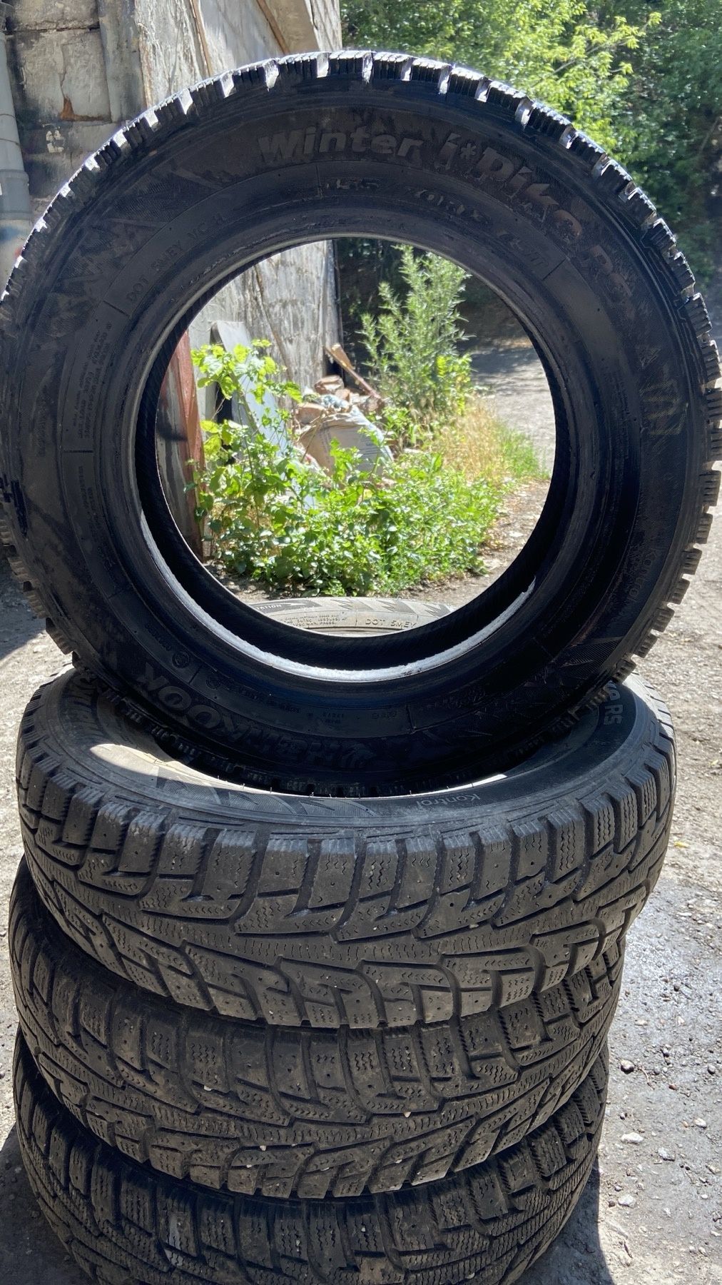 Зимние шины Hankook Winter i* Pike RS 155/70 R13 б/у комплект 4шт.