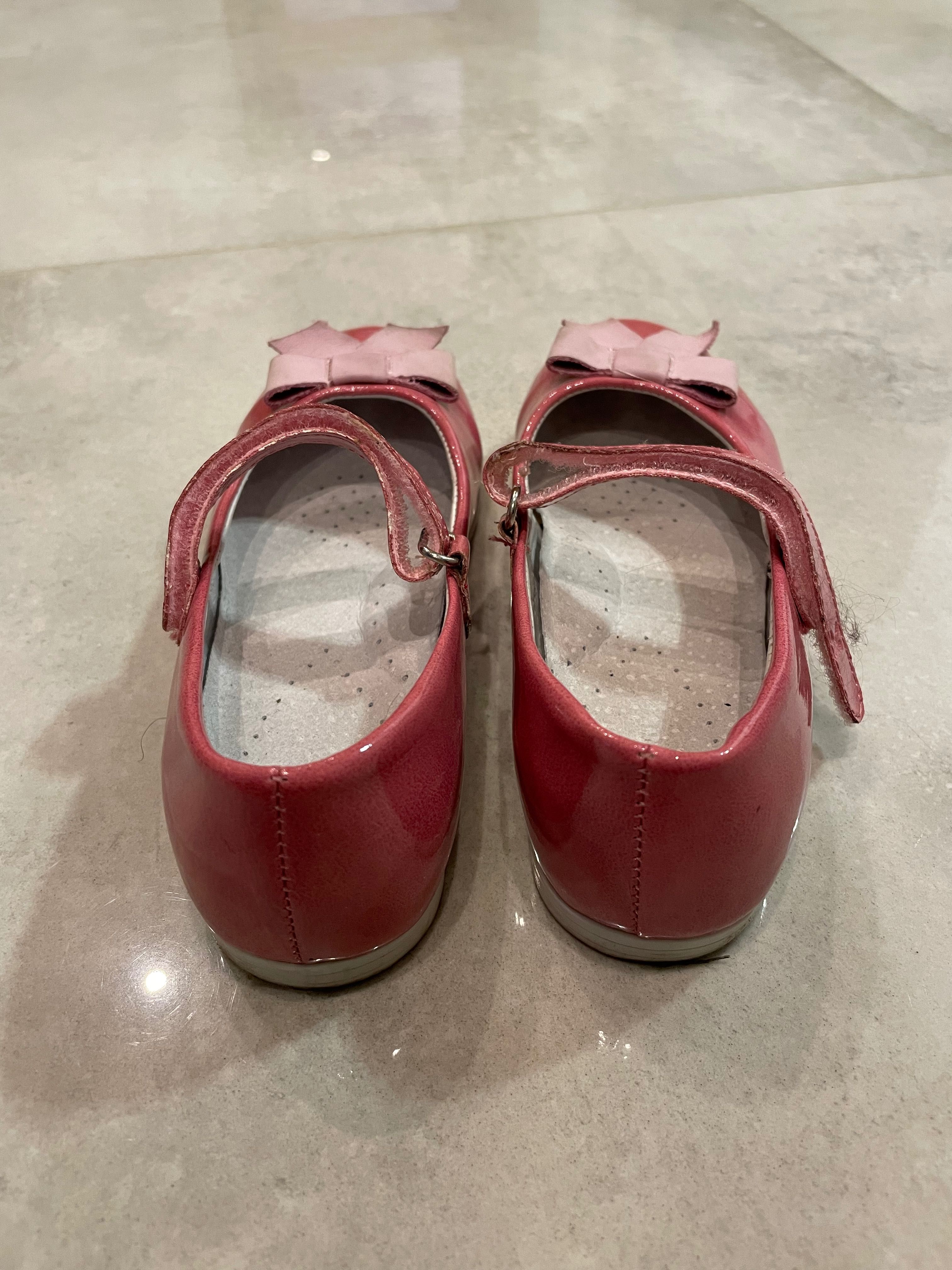 Buty baleriny dziewczęce różowe rozm. 28 Kornecki