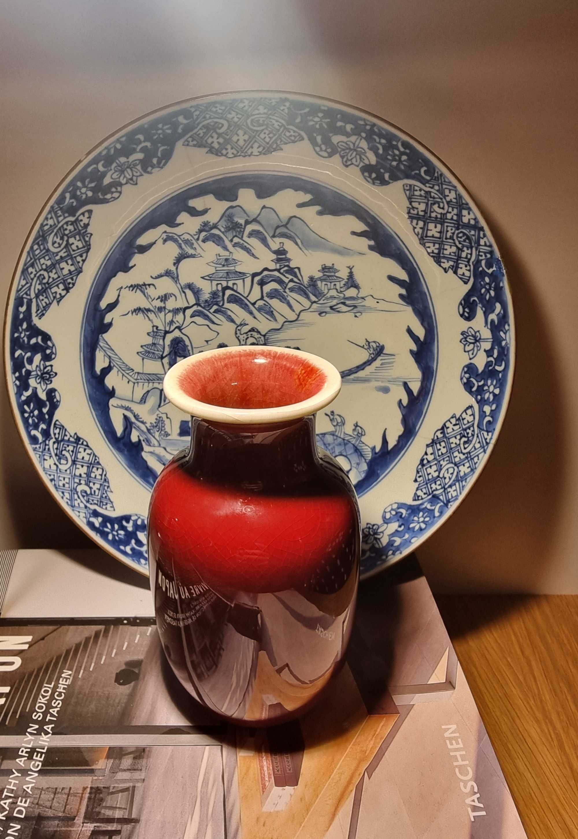 Pequeno Vaso " sangue de boi" chines companhia das indias