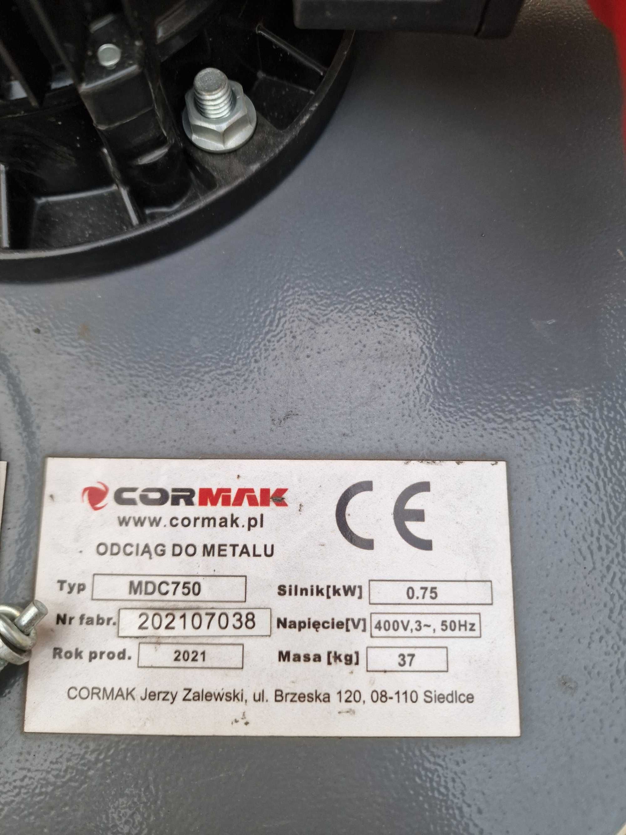 Odciąg pyłu - trocin  Cormak MCD 750