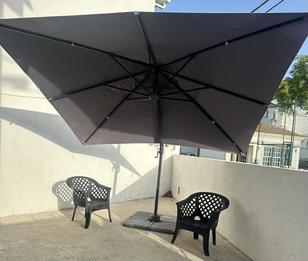 CHAPEU de Sol de Grandes dimensões 3m X 3m