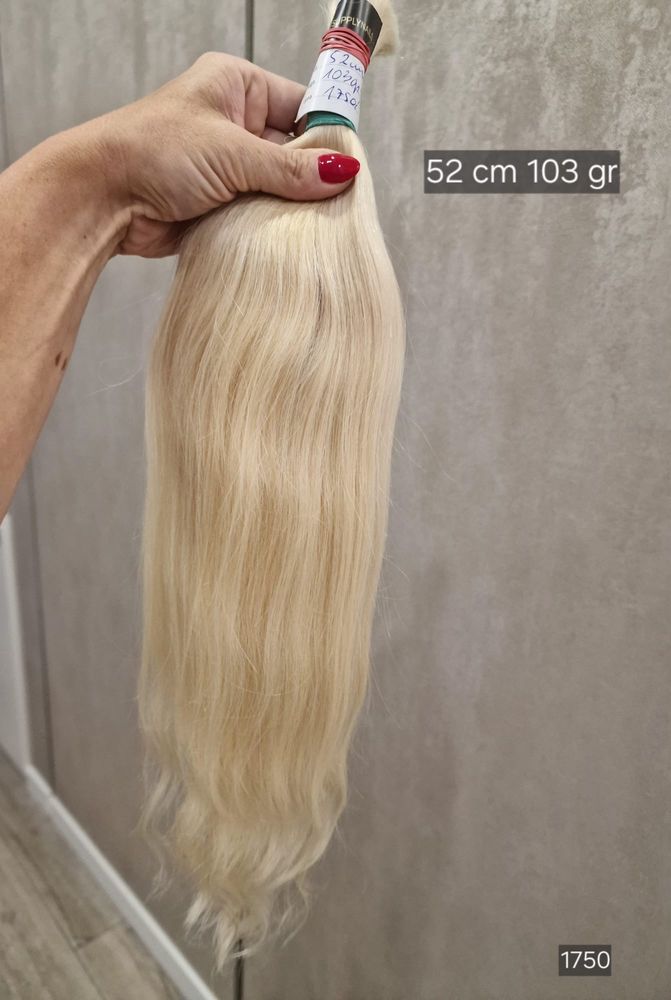 Wlosy doczepiane blond