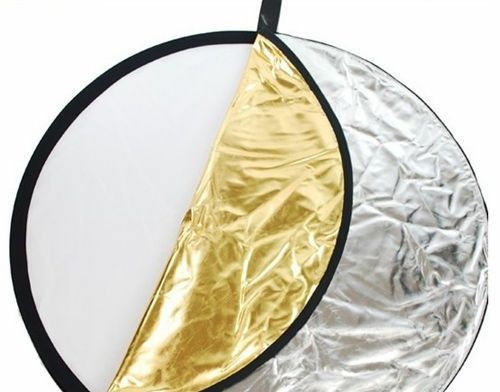Refletor 110cm 5 em 1 difusor rebatedor reflector dobrável NOVO