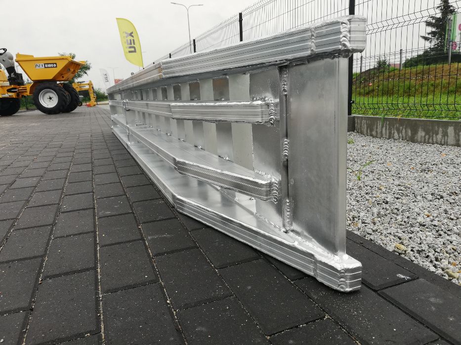 Najazdy aluminiowe 10T rampa Nowe najazdy 3m różne rozmiary 3m/10T