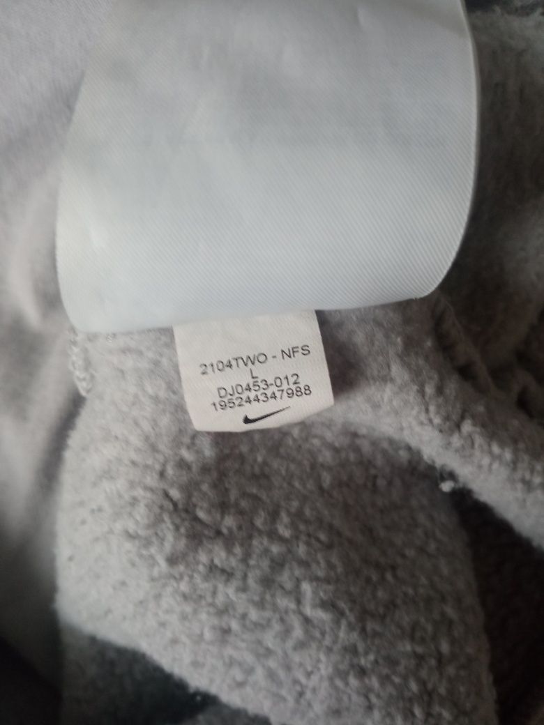 Szara bluza z kapturem Nike