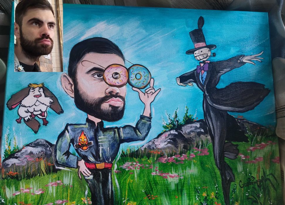 Шарж, портрет, подарунок. ВАУ ефект!