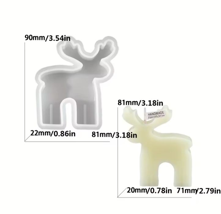 силіконова форма для свічок гіпсових кашпо